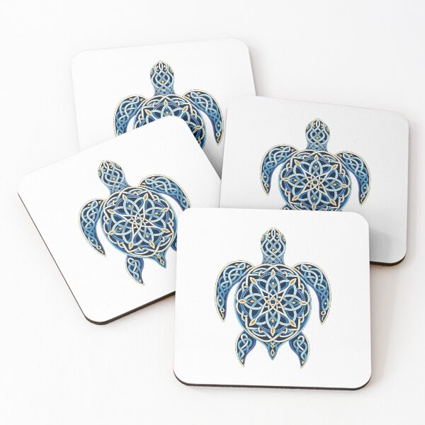 Item preview, Blue Celtic Knots – Ornamental Interlaced Knotwork Art designed and sold by AMICO77.