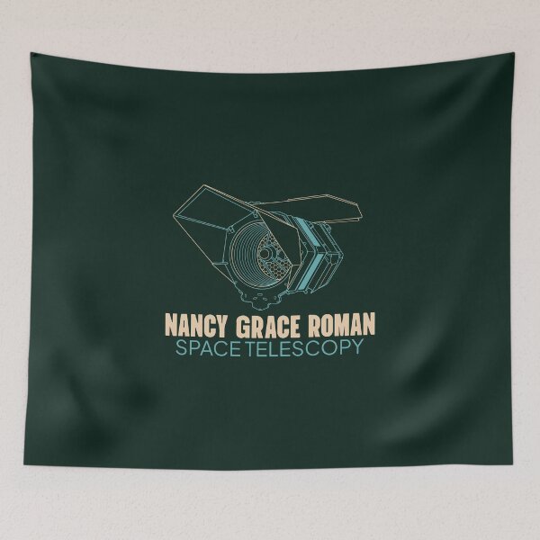 Item preview, Nancy Grace Roman Space Telescope Line Art Minimalist Science Graphic designed and sold by KiwiRider.