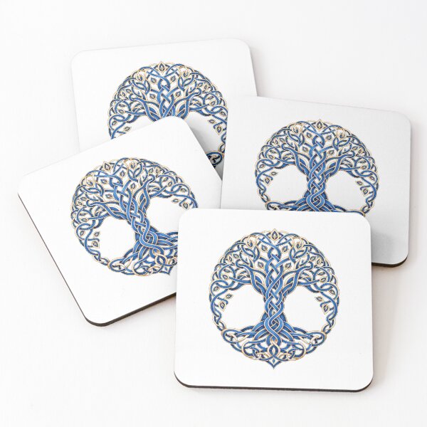 Item preview, Blue Celtic Knots – Ornamental Interlaced Knotwork Art designed and sold by AMICO77.