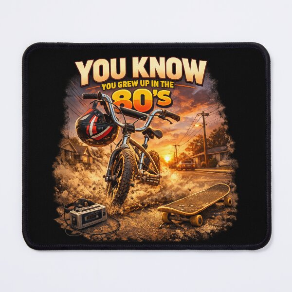 Item preview, You Know you Grew up, 80'S #1 designed and sold by RisingWolfStudio.