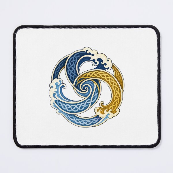 Item preview, Blue Celtic Knots – Ornamental Interlaced Knotwork Art designed and sold by AMICO77.