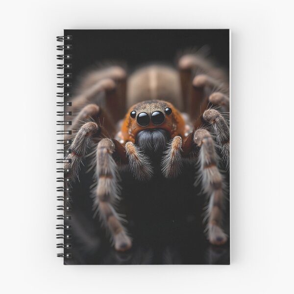 Item preview, Velvet Shadows – Dramatic Tarantula Portrait designed and sold by PawPrintedArt.