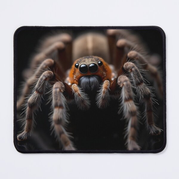 Item preview, Velvet Shadows – Dramatic Tarantula Portrait designed and sold by PawPrintedArt.