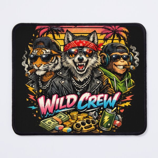 Item preview, Wild Crew Cool Animals Gang designed and sold by Shakhbata-1.
