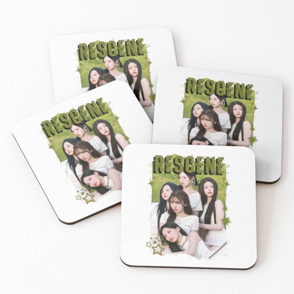 Item preview, Rescenee Global Vocal KPOP Girl Group Black and White Collage Digital Art Portrait designed and sold by AJUNICE STUDIO.