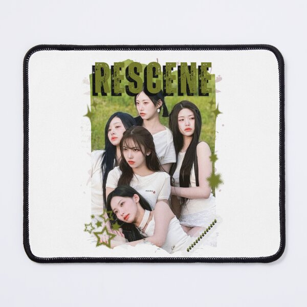 Item preview, Rescenee Global Vocal KPOP Girl Group Black and White Collage Digital Art Portrait designed and sold by AJUNICE STUDIO.