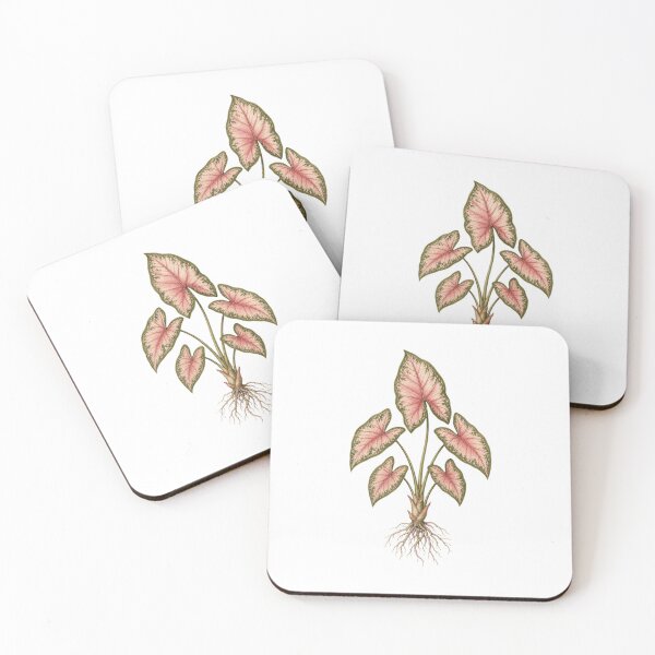 Item preview, Pink Syngonium – Botanical Arrowhead Plant Illustration designed and sold by AMICO77.