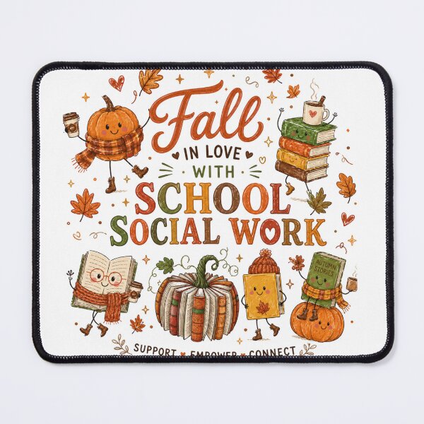 Item preview, Fall in Love with School Social Work designed and sold by MN School Social Work.