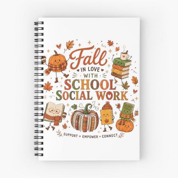 Item preview, Fall in Love with School Social Work designed and sold by MN School Social Work.