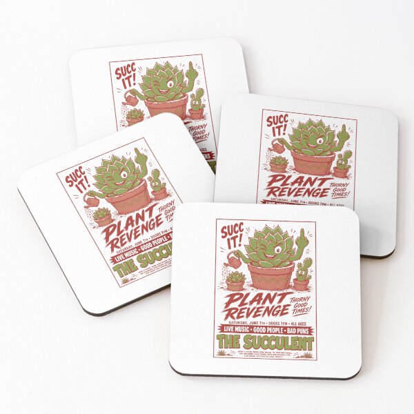 Item preview, Succ It Plant Revenge Organic Succulent lover designed and sold by LuminOrb.