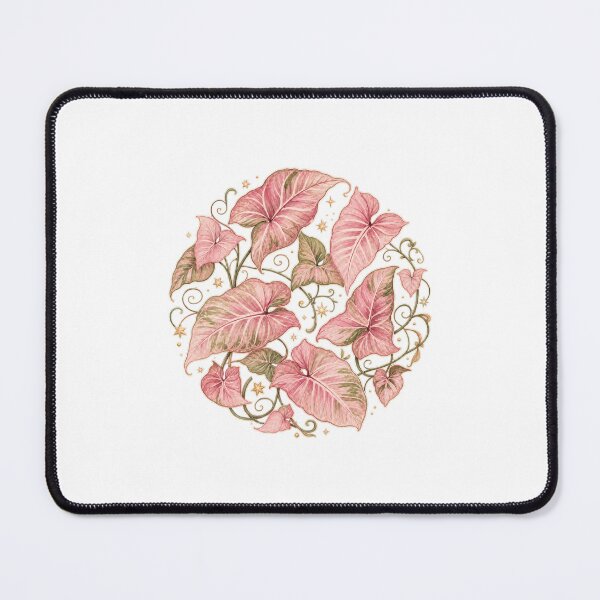 Item preview, Pink Syngonium – Botanical Arrowhead Plant Illustration designed and sold by AMICO77.