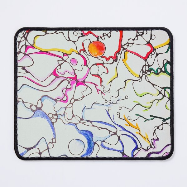 Item preview, Neurographic Colorful Abstract Drawing designed and sold by SamiDsPaintbox.