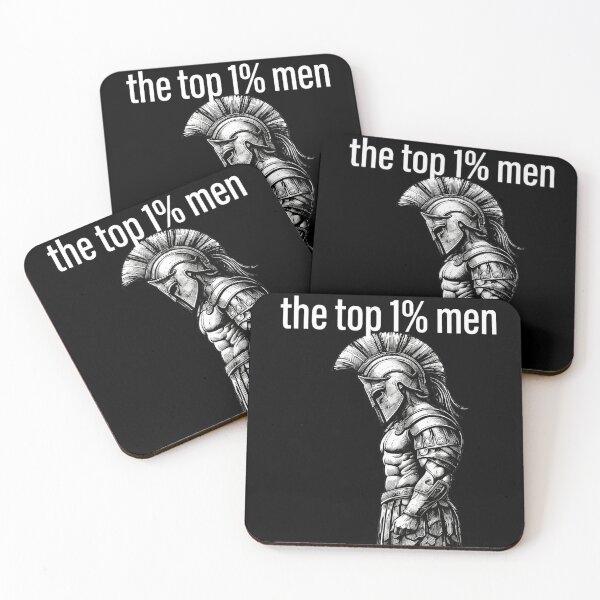 Item preview, The Top 1% Men Spartan Warrior Strength Mindset designed and sold by INVIKETOS.