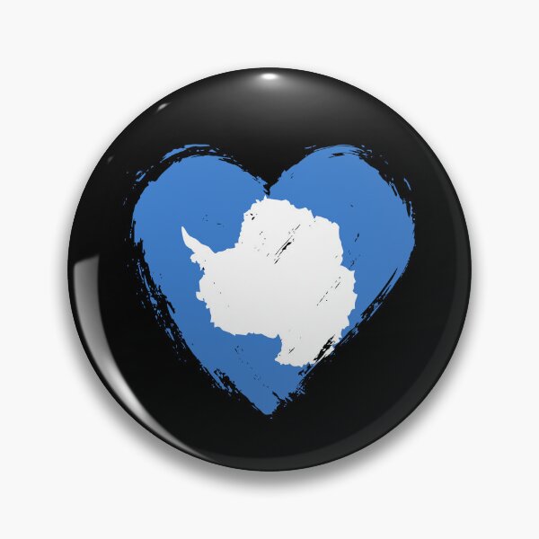 Item preview, Distressed Antarctica Flag Heart AQ designed and sold by shitpostee.