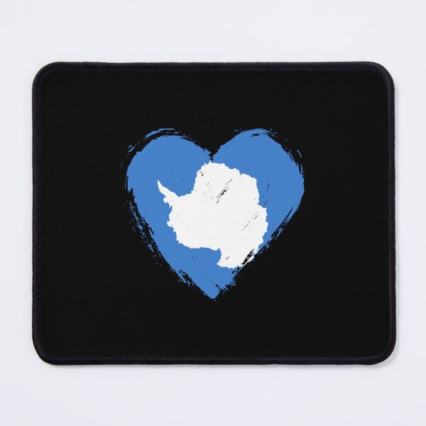 Item preview, Distressed Antarctica Flag Heart AQ designed and sold by shitpostee.