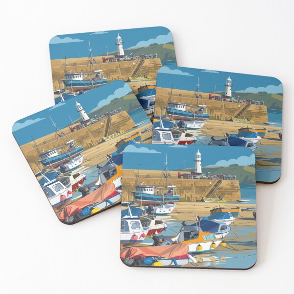 Item preview, St Ives Harbour Dream | Golden Tides and Cornish Skies designed and sold by S-and-W-4ever.