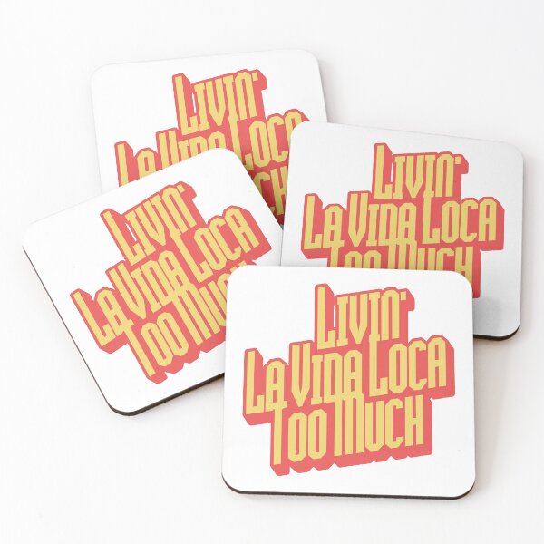 Item preview, Livin’ La Vida Loca Too Much Retro Pop Quote designed and sold by HYPNK.