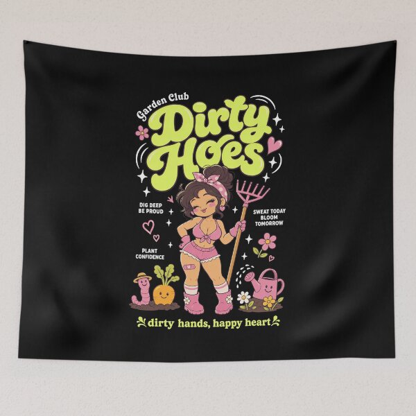 Item preview, Dirty Hands Happy Heart Organic Gardening designed and sold by LuminOrb.