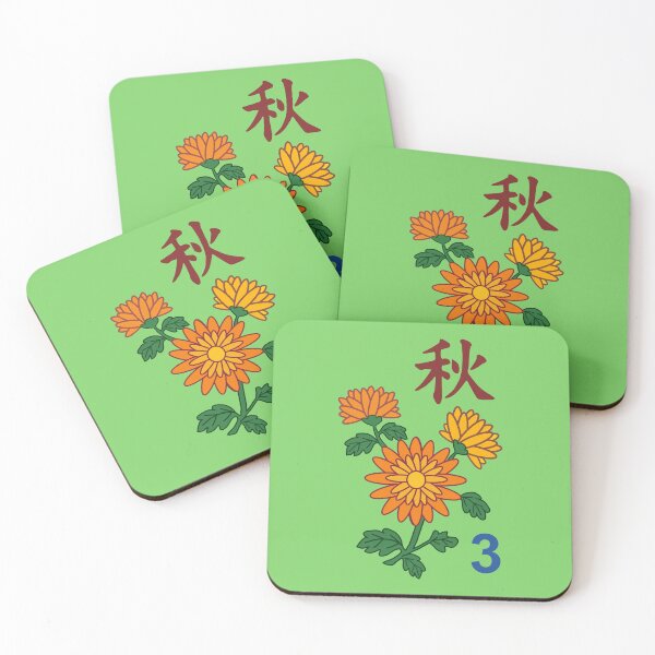 Item preview,  MAHJONG TILES, AUTUMN TILE, FALL SEASONS TILES, GAME DAY, STRATEGY designed and sold by classic car craze.