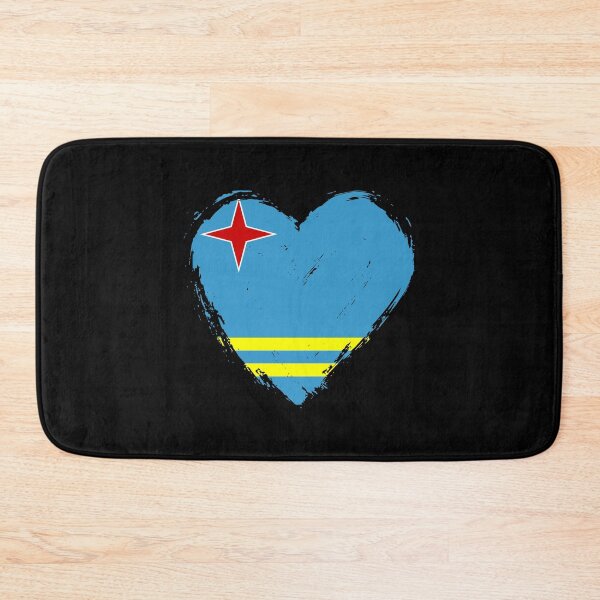 Item preview, Distressed Aruba Flag Heart AW designed and sold by shitpostee.
