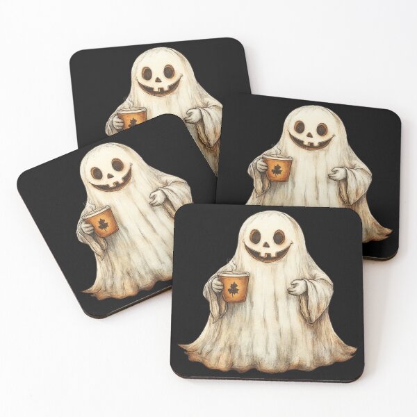 Item preview, Ghost Holding Pumpkin Mug designed and sold by Hillonmary.