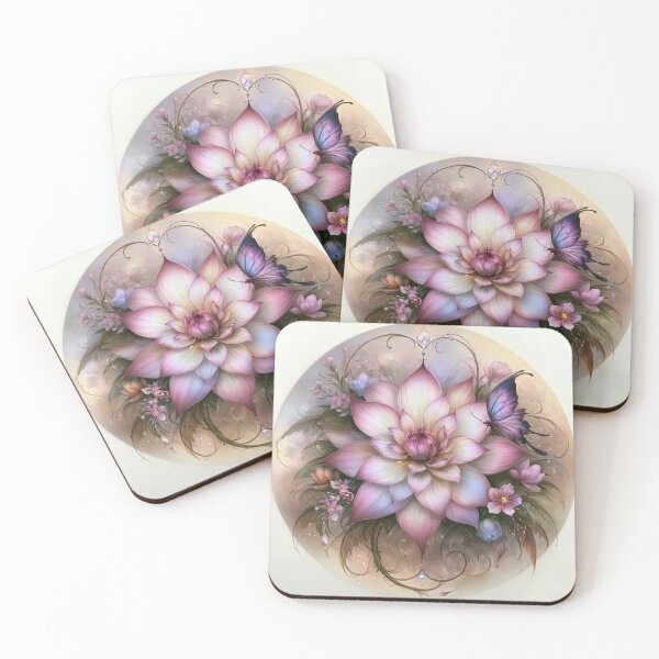 Item preview, Butterfly on the Blushing Lotus designed and sold by bloorose.