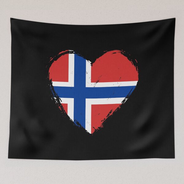 Item preview, Distressed Bouvet Island Flag Heart BV designed and sold by shitpostee.