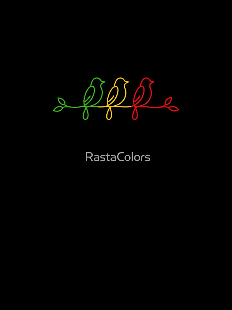 Thumbnail 4 of 4, iPhone Case, Three Little Rasta Reggae Birds designed and sold by RastaColors.