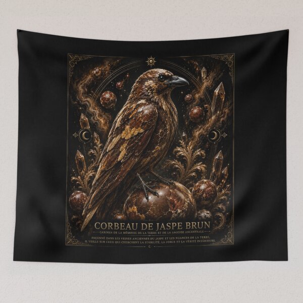 Item preview, Brown Jasper Raven – Guardian of the Earth designed and sold by Axokris.