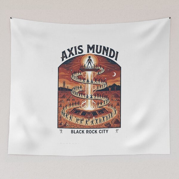 Item preview, Burning Man - Axis Mundi designed and sold by ebbandflo.