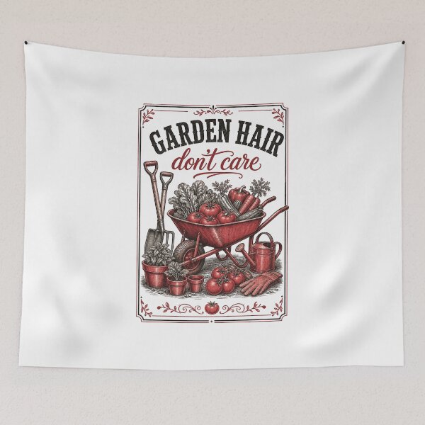 Item preview, Garden Hair Dont Care Organic Gardening designed and sold by LuminOrb.