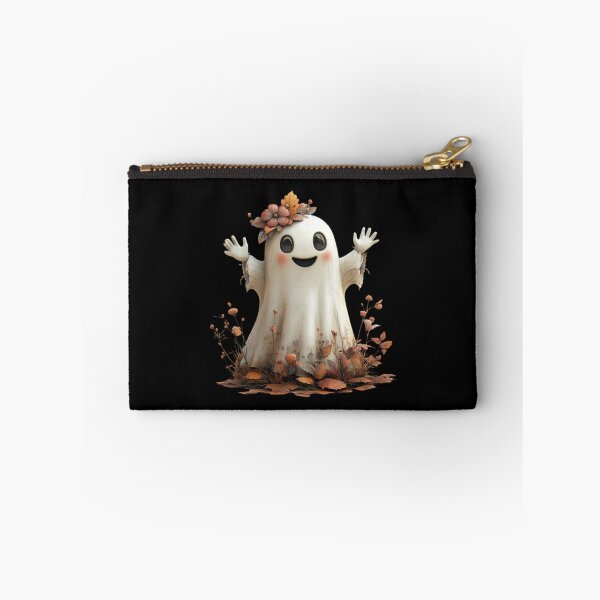 Item preview, Cheerful Ghost with Floral Headpiece designed and sold by Hillonmary.