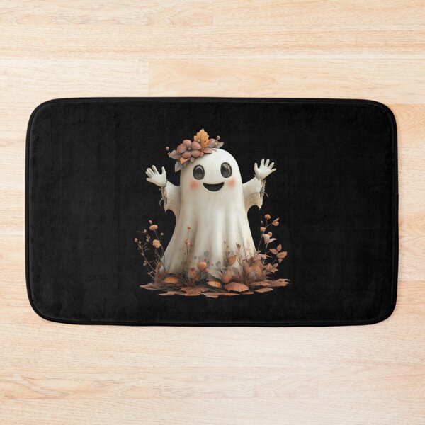 Item preview, Cheerful Ghost with Floral Headpiece designed and sold by Hillonmary.