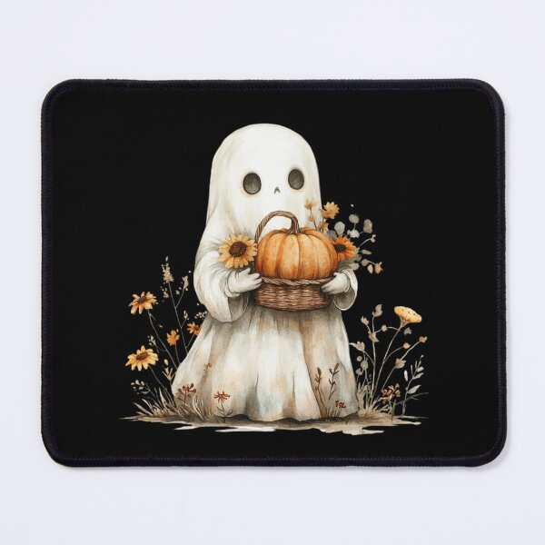 Item preview, Ghost with Pumpkin Basket designed and sold by Hillonmary.
