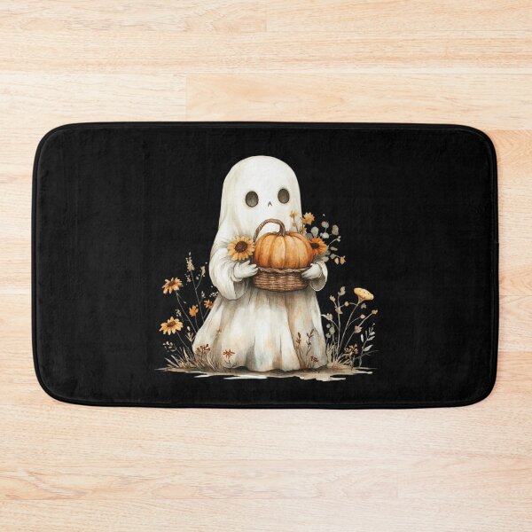 Item preview, Ghost with Pumpkin Basket designed and sold by Hillonmary.
