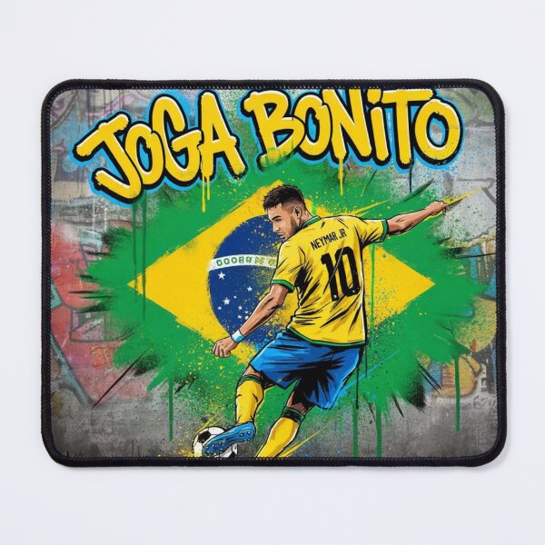 Item preview, Neymar Jr Joga Bonito Brazil Street Graffiti Art designed and sold by nova-bloom.