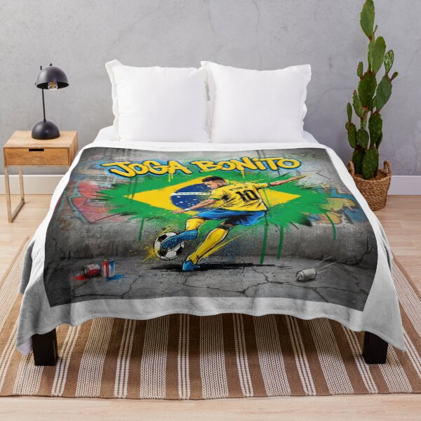 Item preview, Neymar Jr Joga Bonito Brazil Street Graffiti Art designed and sold by nova-bloom.
