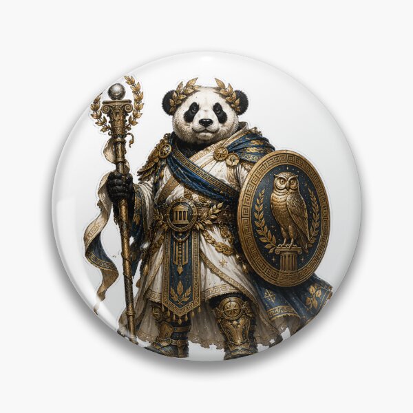 Item preview, Ancient Greek Panda designed and sold by VerdePegajoso.