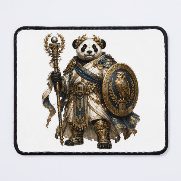 Item preview, Ancient Greek Panda designed and sold by VerdePegajoso.