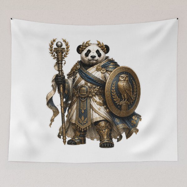 Item preview, Ancient Greek Panda designed and sold by VerdePegajoso.