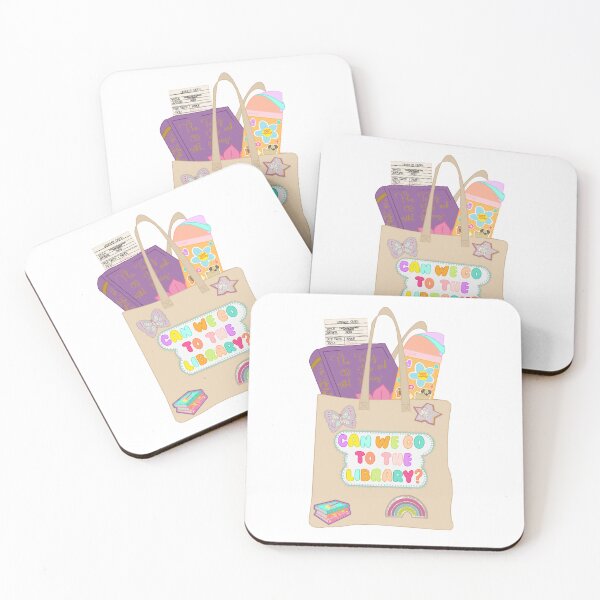 Item preview, Can We GoTo The Library? - Cute Library Tote Bag Sticker For Book Lovers designed and sold by Sissy’s shop.