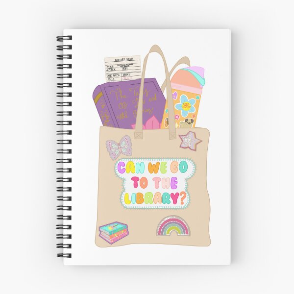 Item preview, Can We GoTo The Library? - Cute Library Tote Bag Sticker For Book Lovers designed and sold by Sissy’s shop.