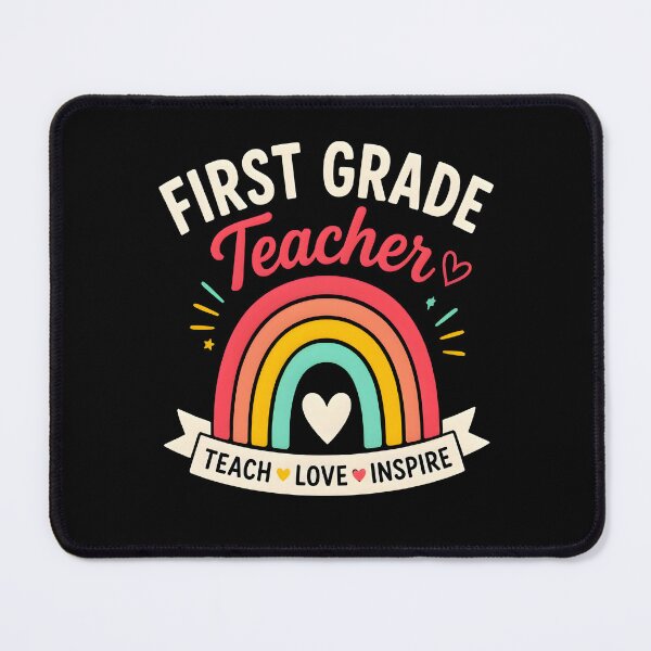 Item preview, Grade School Teacher Rainbow Book Pencil Classroom Graphic T-Shirt Gift for Elementary Teachers designed and sold by PixelForge11.