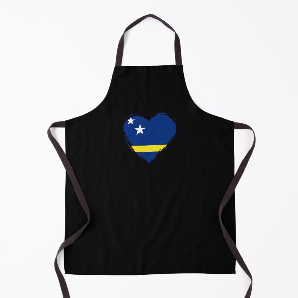 Item preview, Distressed Curaçao Flag Heart CW designed and sold by shitpostee.