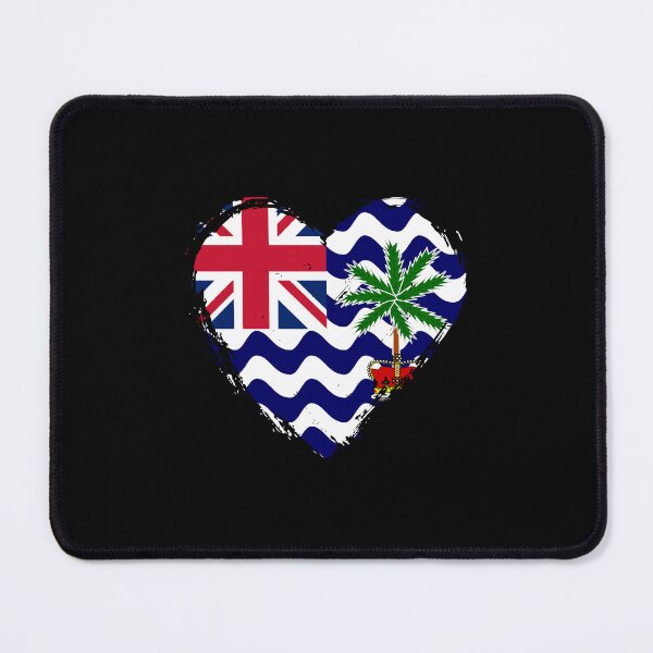 Item preview, Distressed Diego Garcia Flag Heart DG designed and sold by shitpostee.