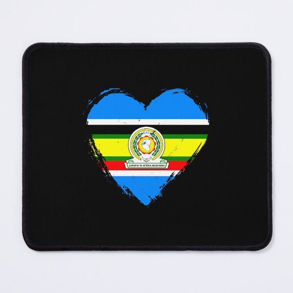 Item preview, Distressed East African Community Flag Heart EAC designed and sold by shitpostee.
