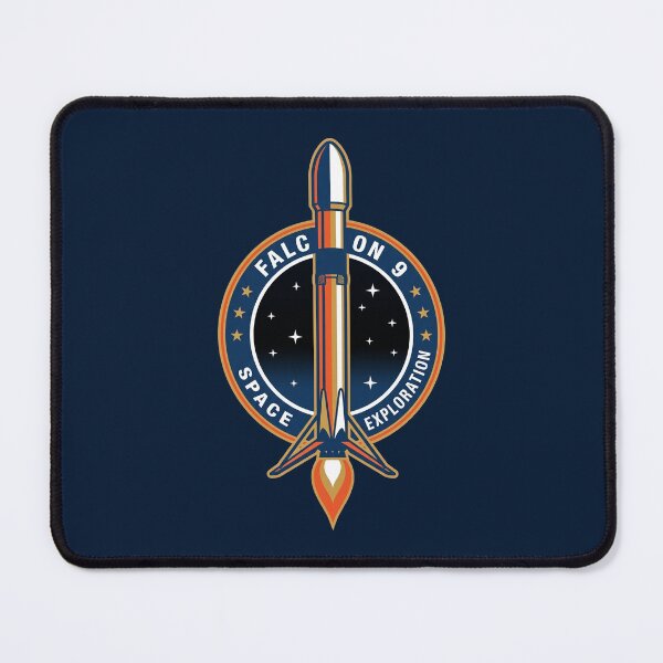 Item preview, Falcon 9 Rocket Space Exploration Mission Patch Emblem designed and sold by KiwiRider.