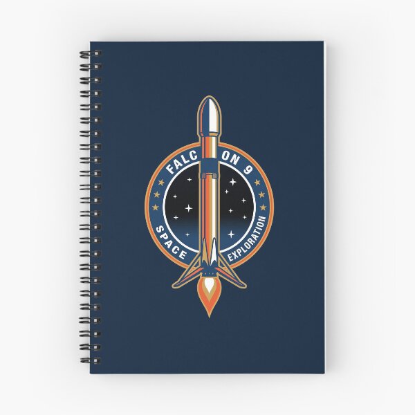 Item preview, Falcon 9 Rocket Space Exploration Mission Patch Emblem designed and sold by KiwiRider.
