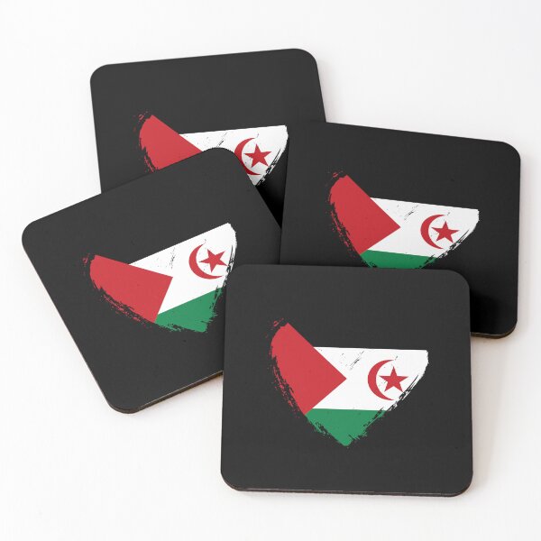 Item preview, Distressed Western Sahara Flag Heart EH designed and sold by shitpostee.