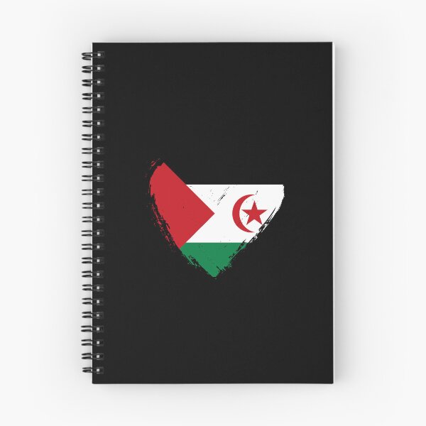 Item preview, Distressed Western Sahara Flag Heart EH designed and sold by shitpostee.
